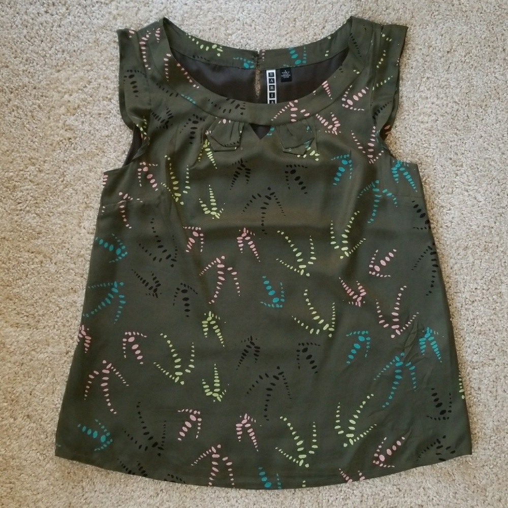 Anthropologie Notched Top blouse by Sariah